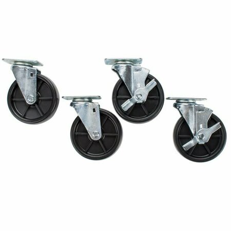 ASSURE PARTS 5in Casters for Floor Fryers, 4PK 190CASTER